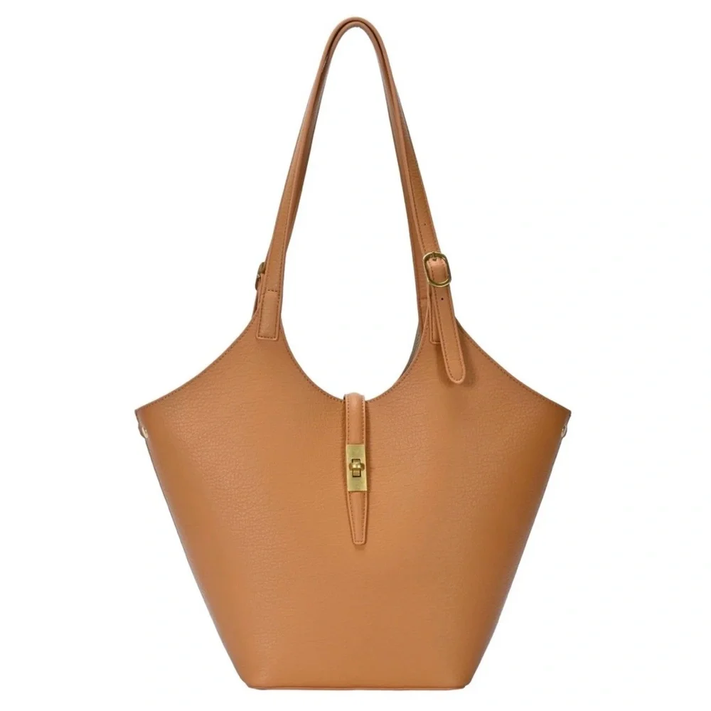 NWT Miztique Isabelle 2-in-1 Scoop Neck Tole in elegant Camel Color BGT-7188 - Picture 2 of 15